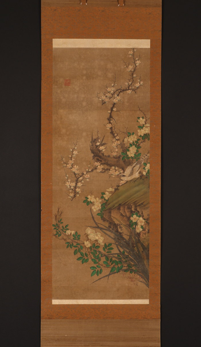 【模写】【伝来】b8574〈林良〉花鸟図 中国画